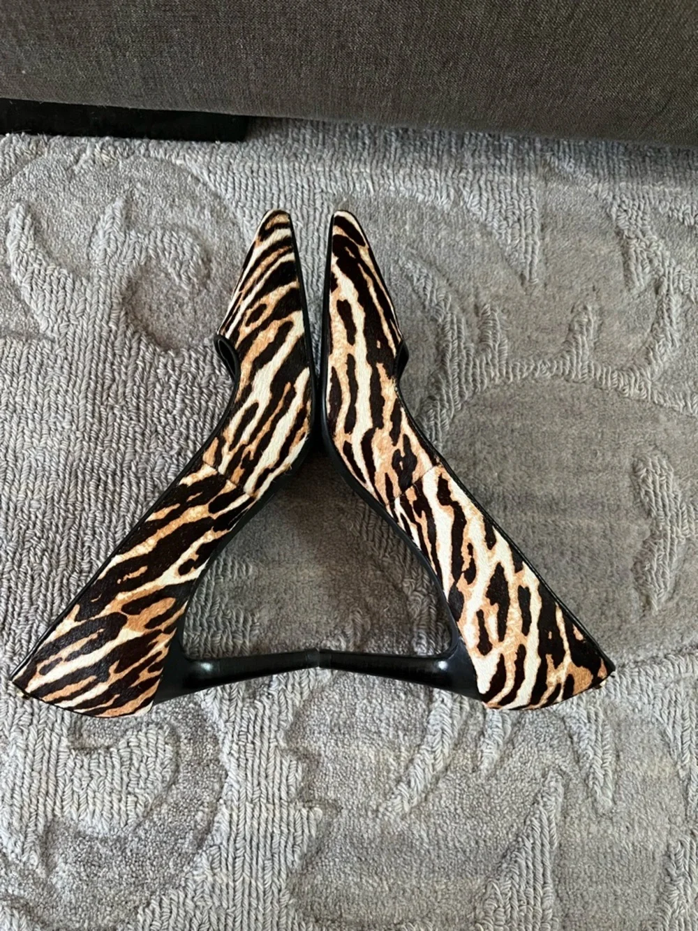 Michael Kors Dorothy Flex Pump Tiger Animal Print Calf Hair Heels 8M